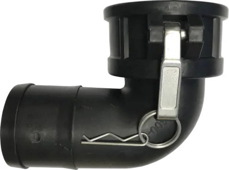 Kamlok Mutterteil 2" 90° und Tülle 50 mm