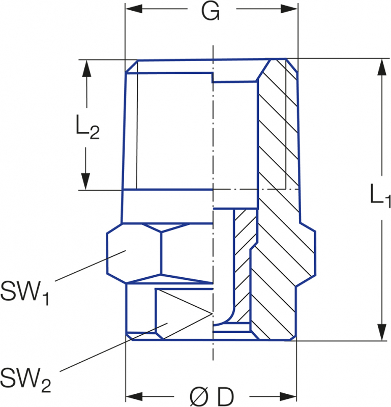 Lechler Flachstrahldüsen 602 | 20° bis 45 ° Hochdruckreinigung ¼" NPT